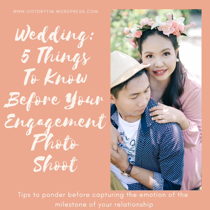 Tips Before An Engagement Shoot